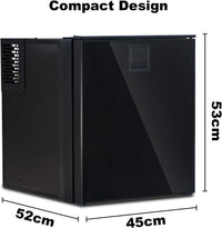 Smad Black 60L 12V/24V Compact Fridge | 0-10°C Efficient Cooling for Campervans, Caravans, and Motorhomes